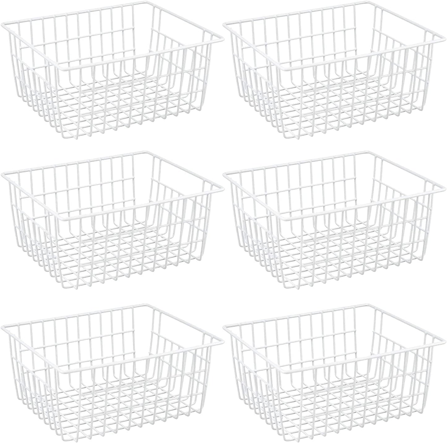 Redrubbit Wire Storage Baskets for Kitchen and Home Organization