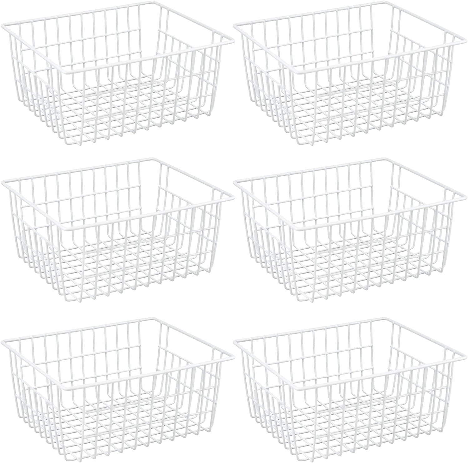 Redrubbit Wire Storage Baskets for Kitchen and Home Organization