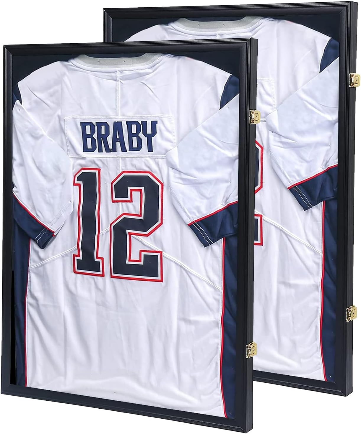 KCRasan Jersey Frame Display Case 2 Pack for Sports Memorabilia