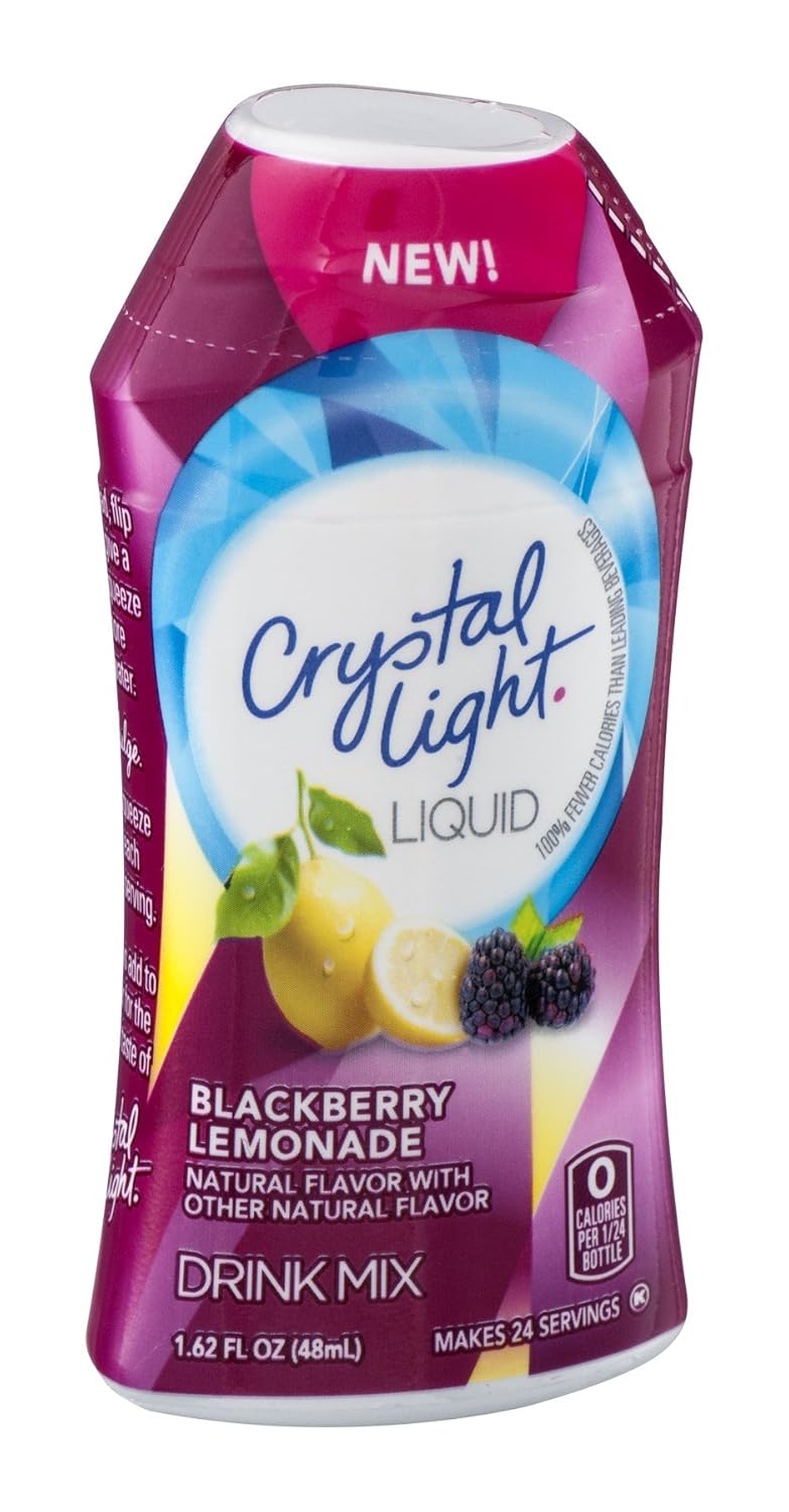 Crystal Light Liquid Drink Mix Blackberry Lemonade Flavor 12 Pack