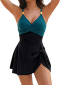 Blooming Jelly Womens One Piece Swimsuit Tummy Control - Gold Tie Knot
