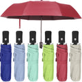 Travel Compact Umbrella 6-Pack - Automatic Windproof Folding Set