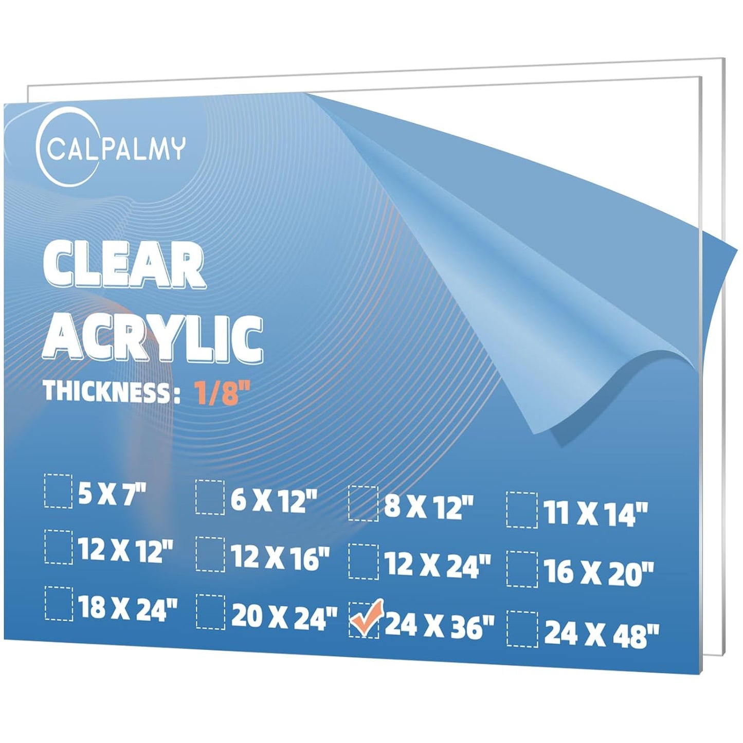 Clear Acrylic Sheets for Craft Projects and Display Cases
