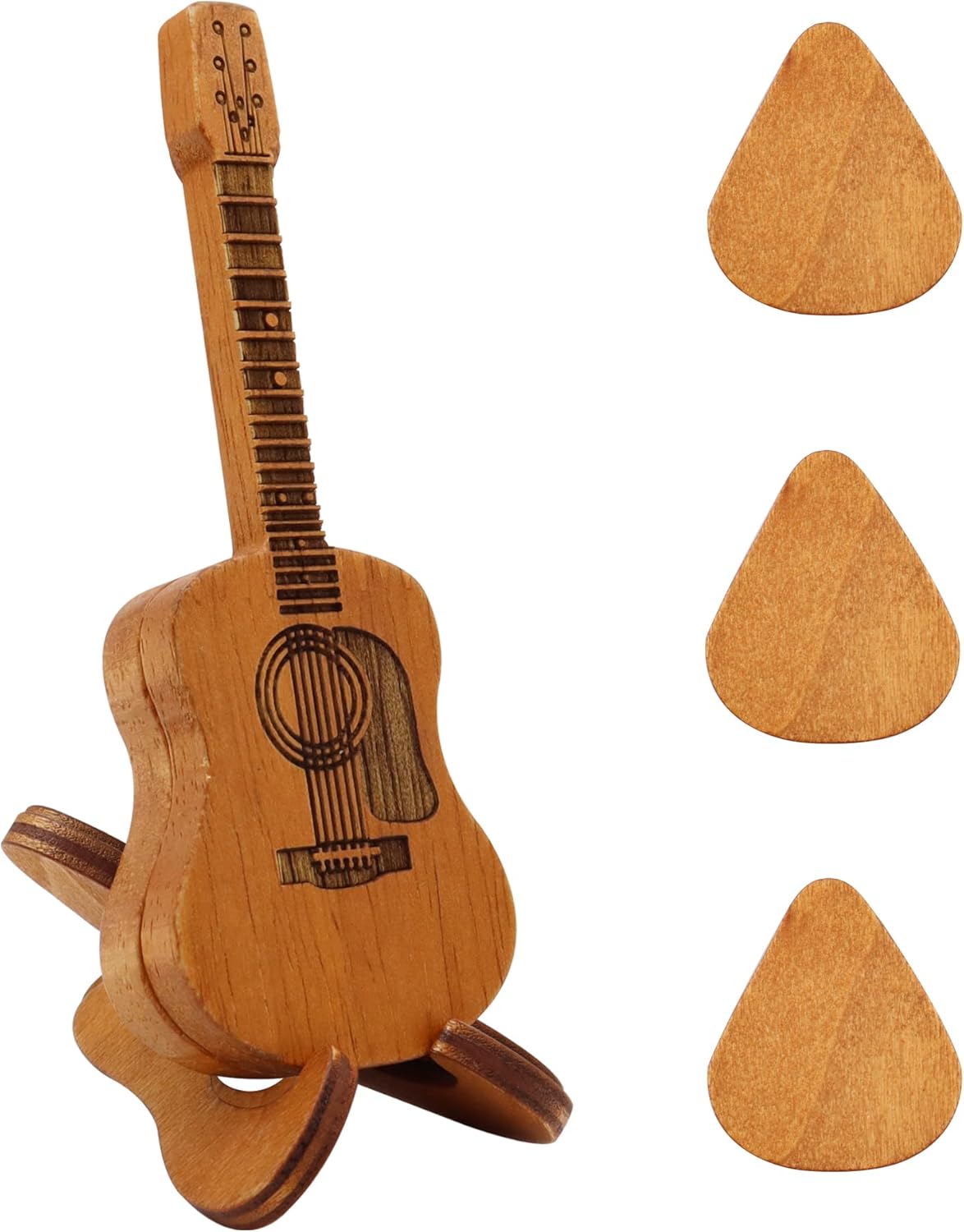 Handcrafted Guitar Pick Box Set for Bass Lovers