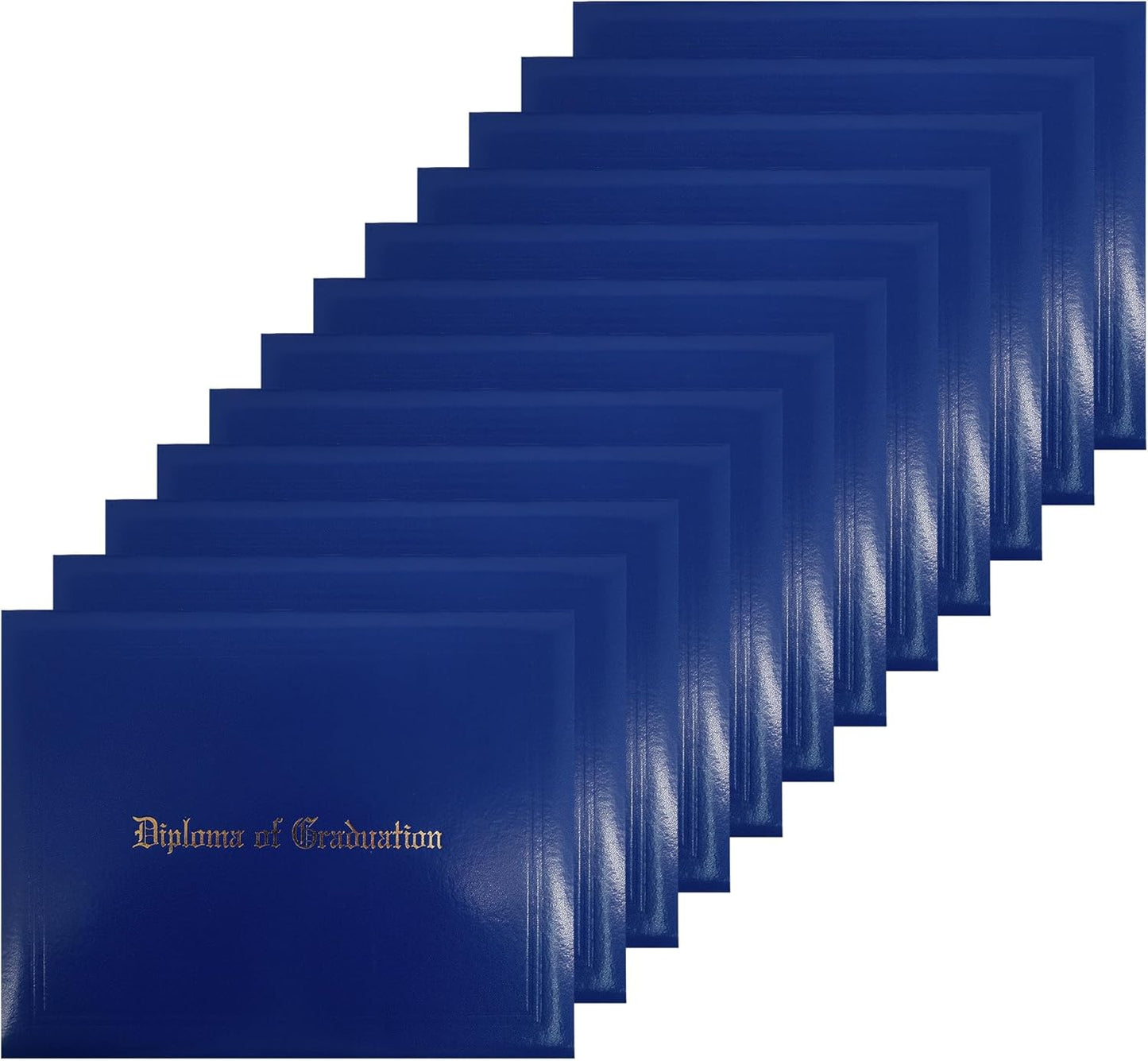 GraduationMall Imprinted Diploma Cover for Certificate 12-Pack