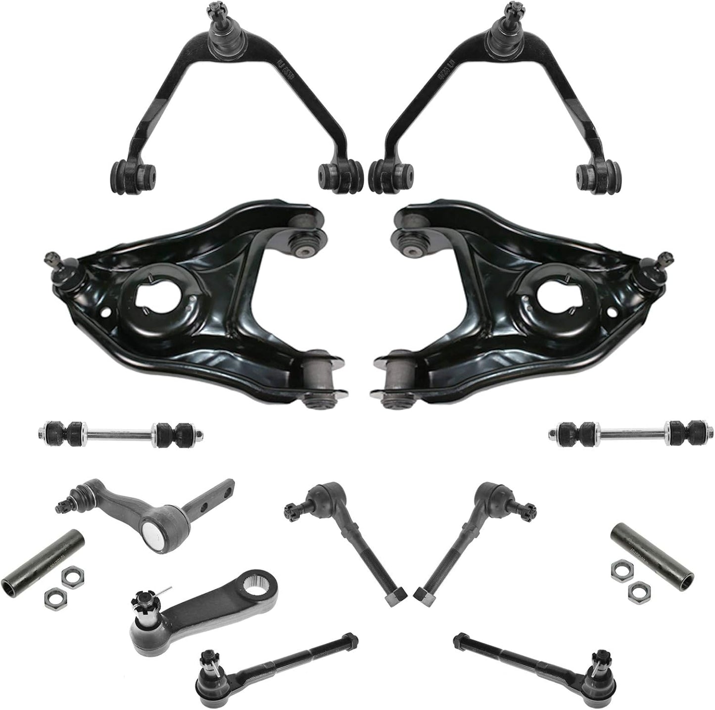 TRQ Front Steering & Suspension Kit for Ford Lincoln Vehicles