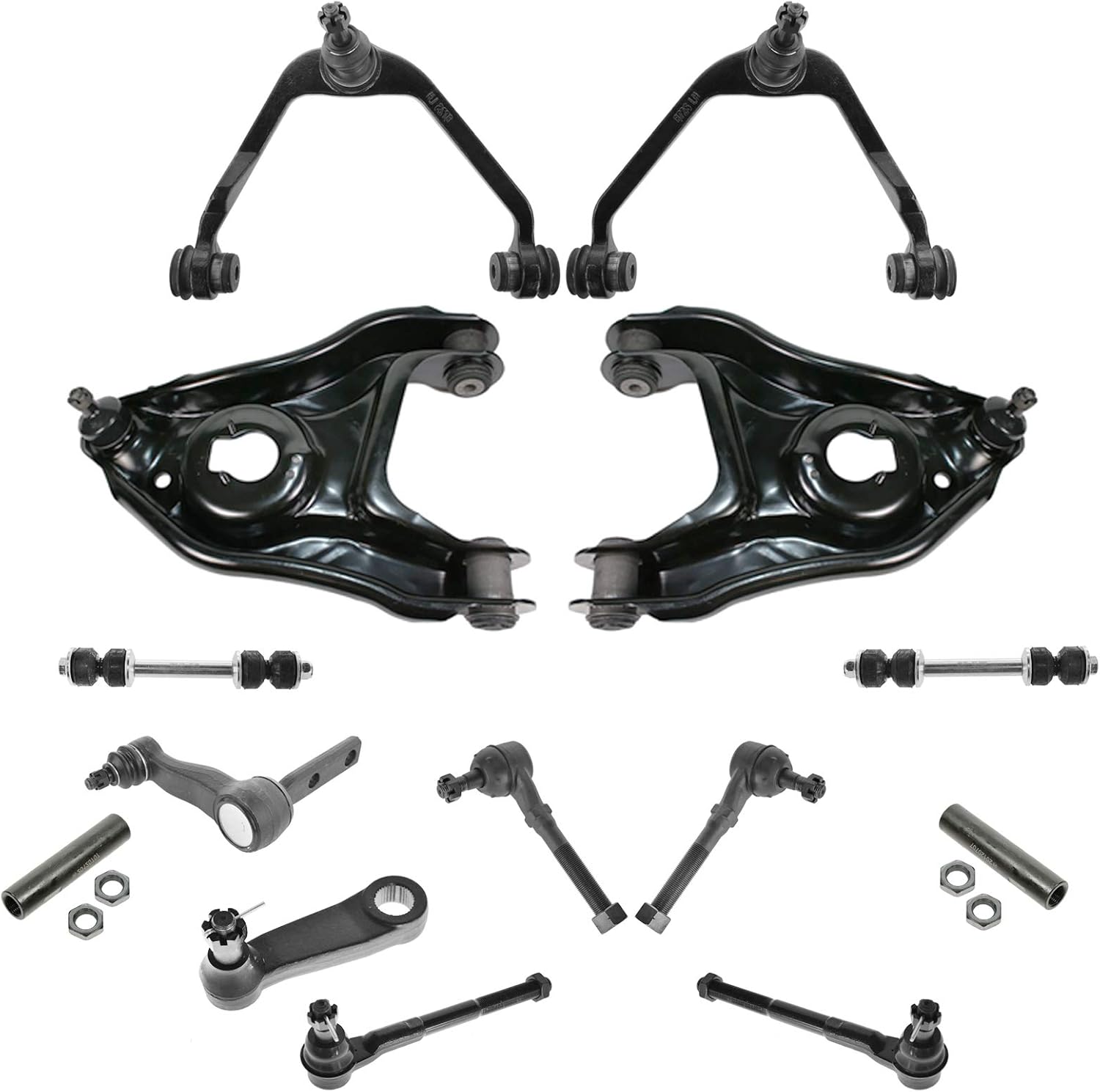TRQ Front Steering & Suspension Kit for Ford Lincoln Vehicles