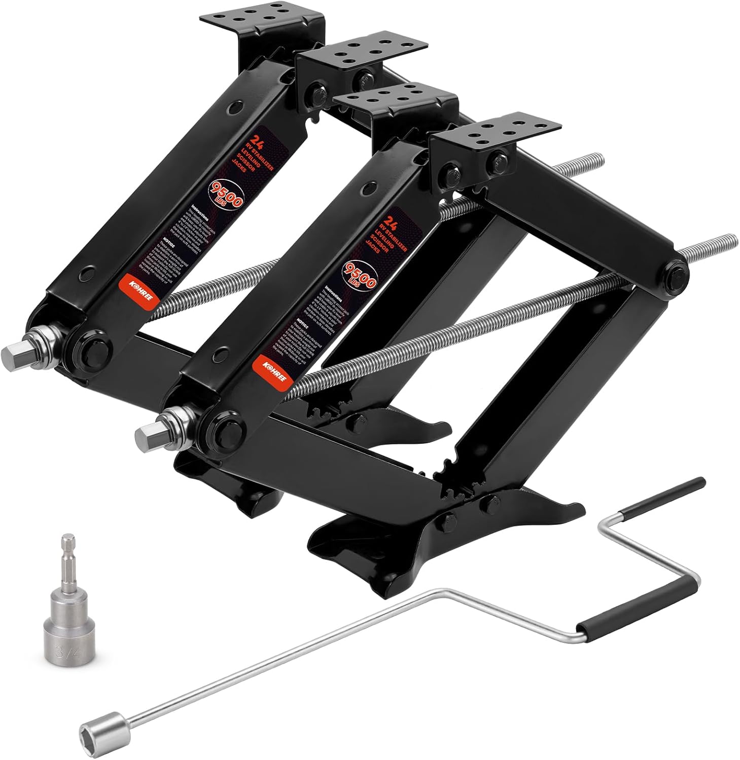 Kohree 9500 lbs RV Stabilizer Jacks for Travel Trailers