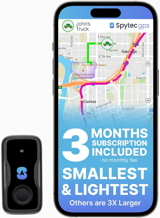 Spy Tec Atlas Mini GPS Tracker for Vehicles and Kids Safety