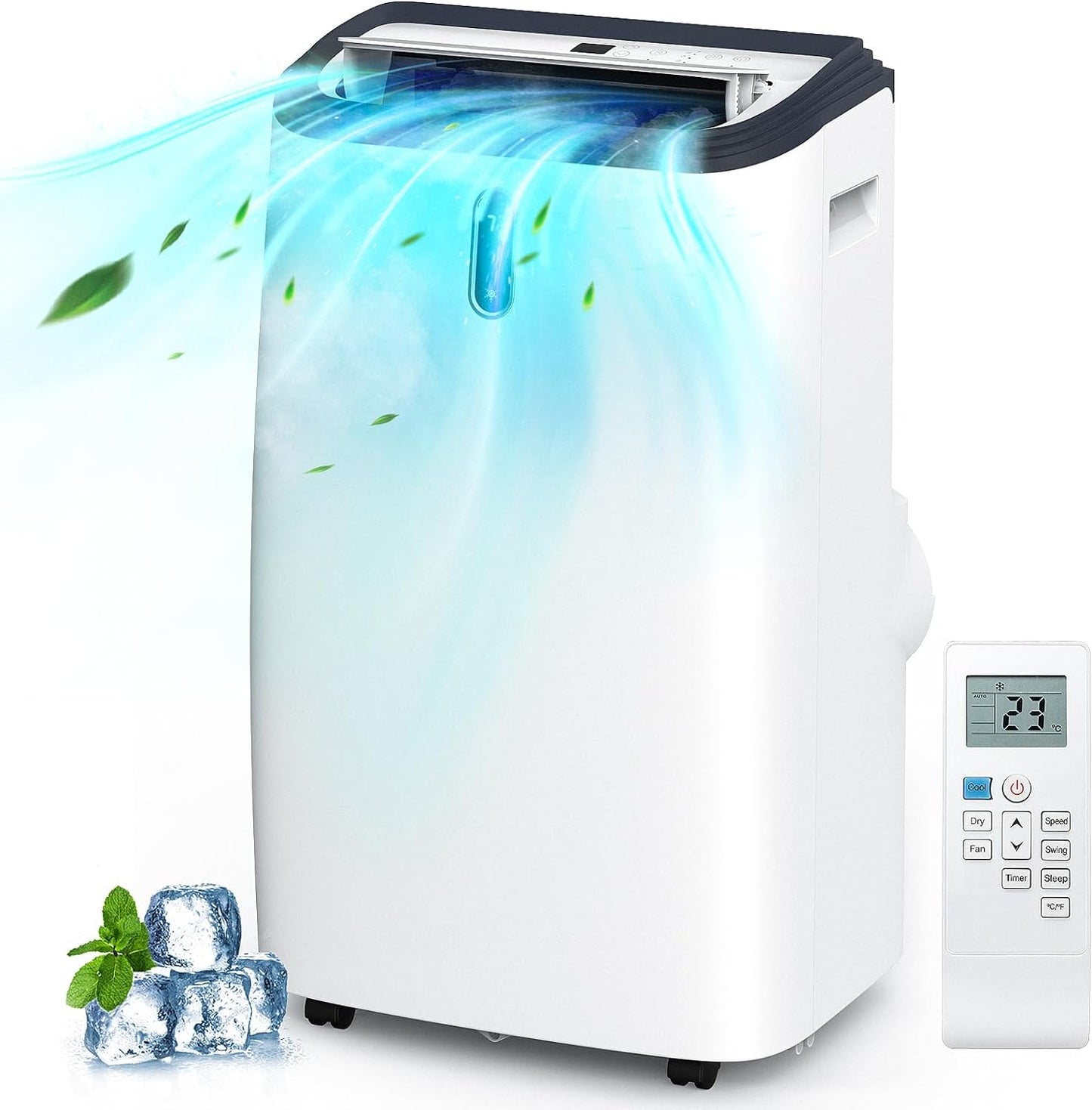 ZAFRO 14000 BTU Portable AC - Cool 700 Sq. Ft!