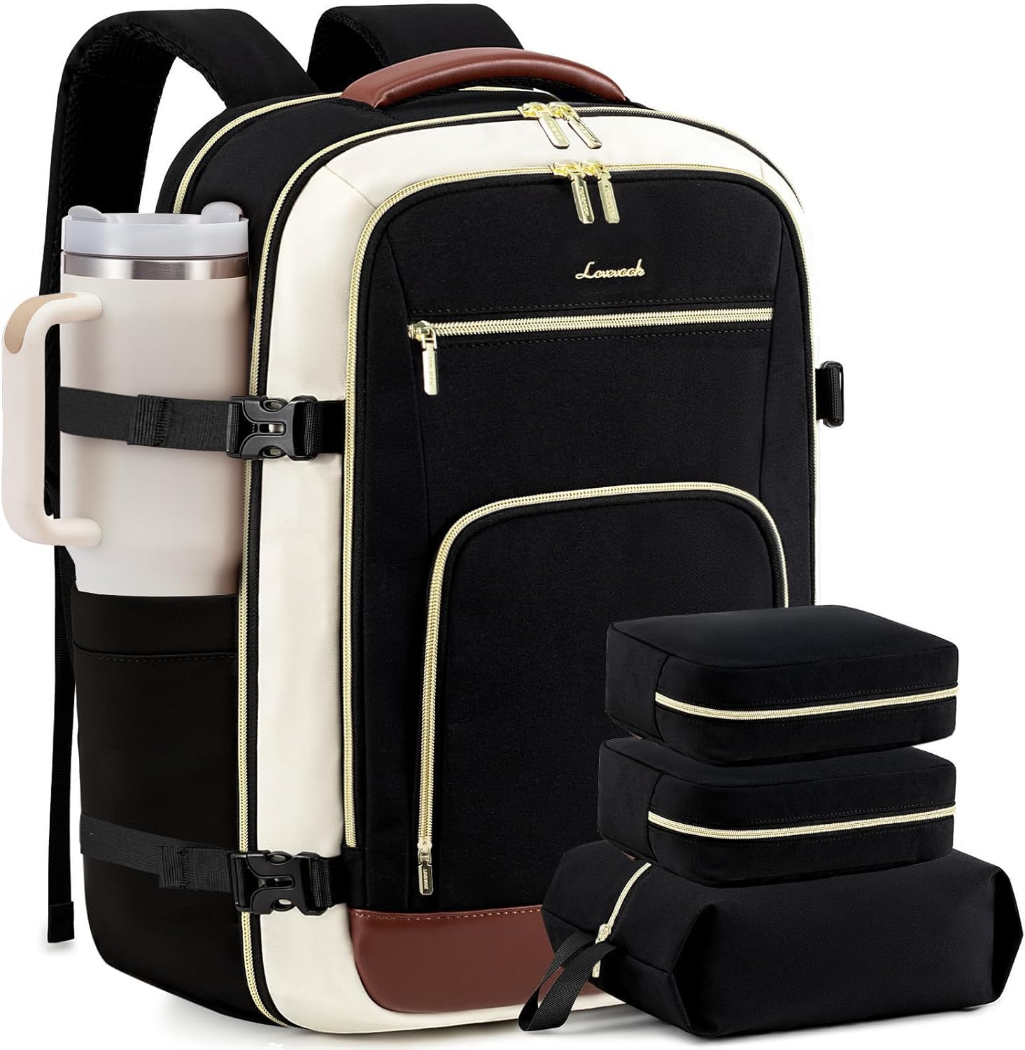 LOVEVOOK 50L Travel Backpack for Women - Flight Approved Carry-On