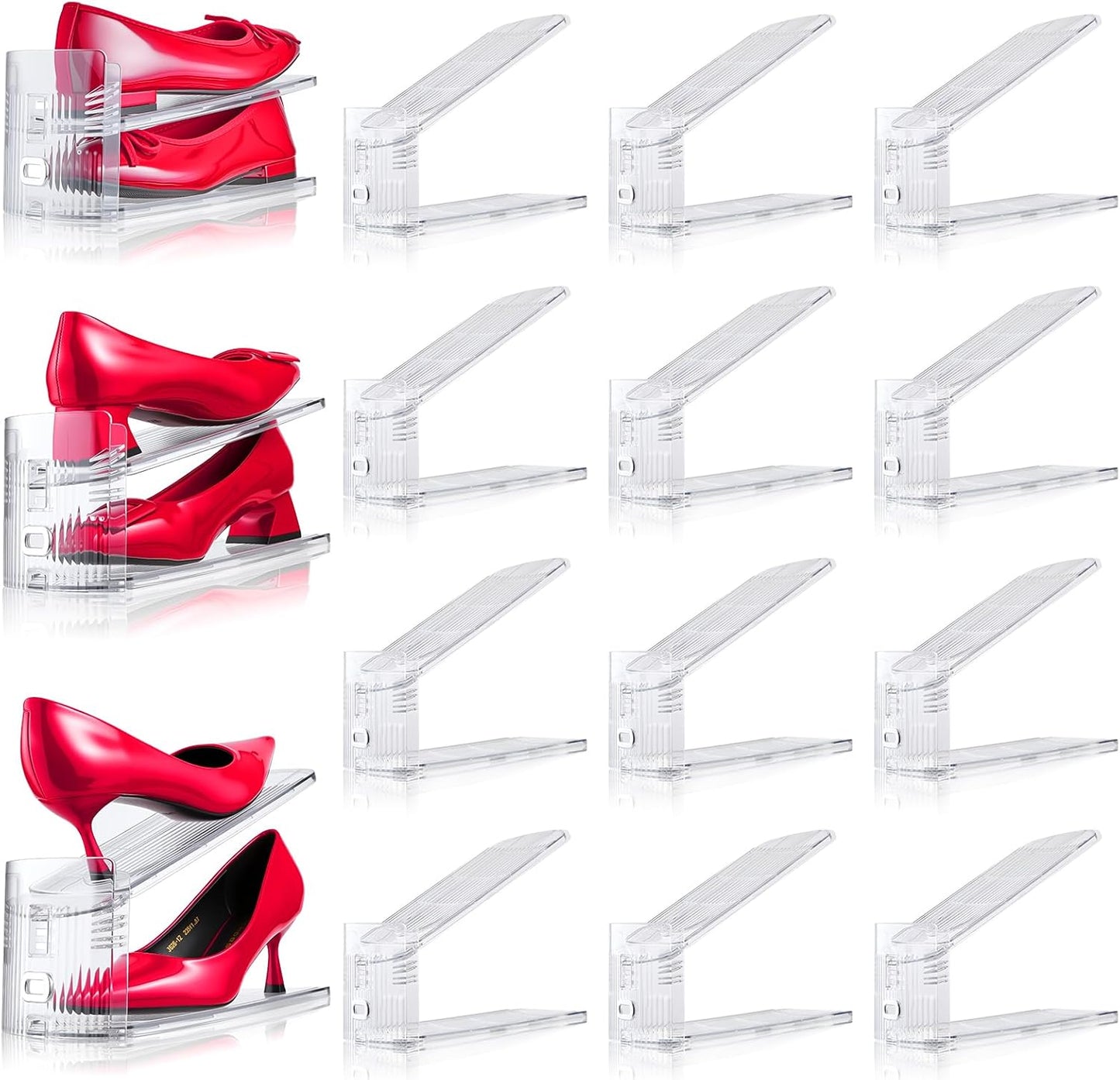 Adjustable Shoe Slots Organizer for Space Saving and Order