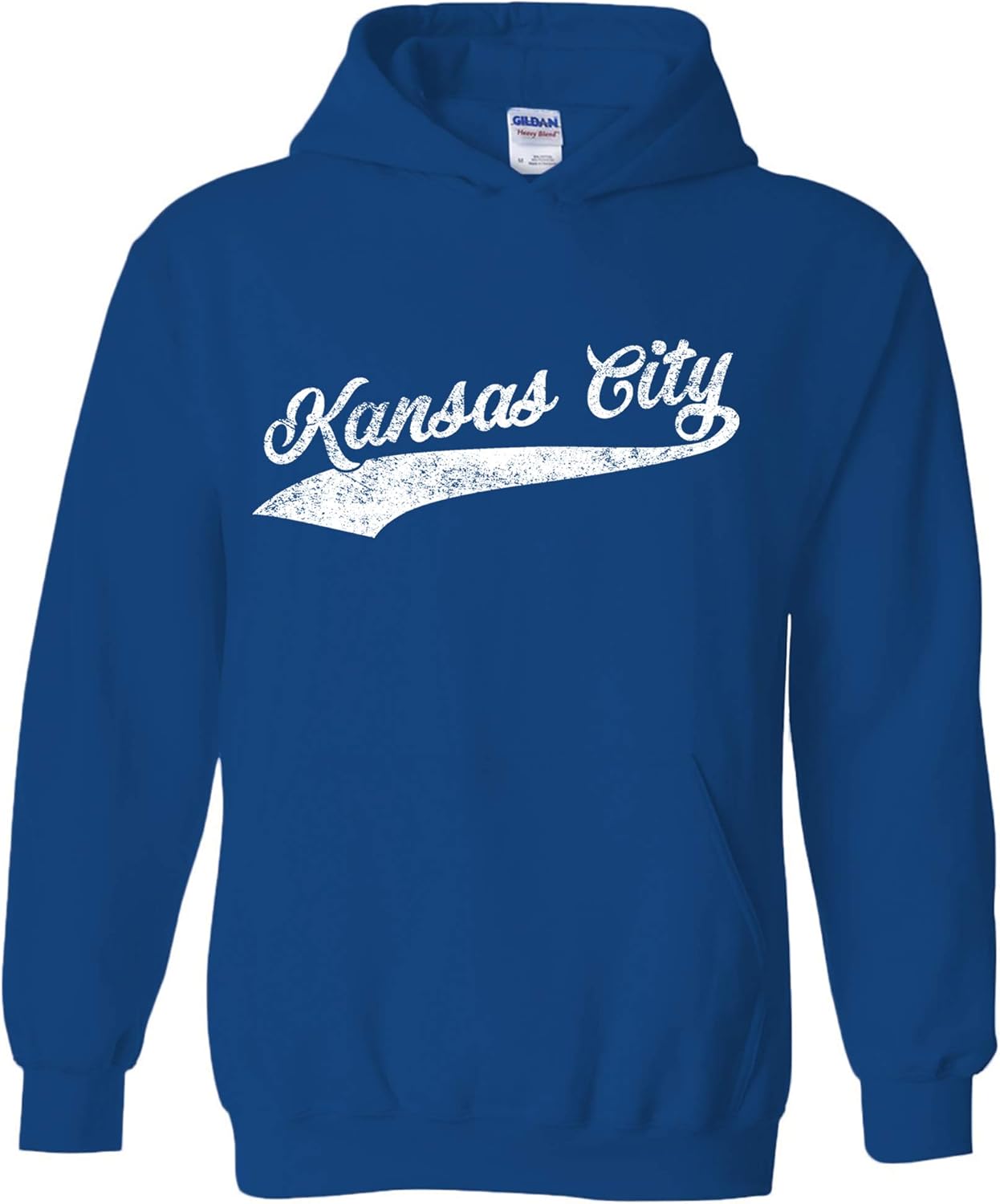 Hometown Baseball Script Hoodie - Perfect for Kansas City Fans