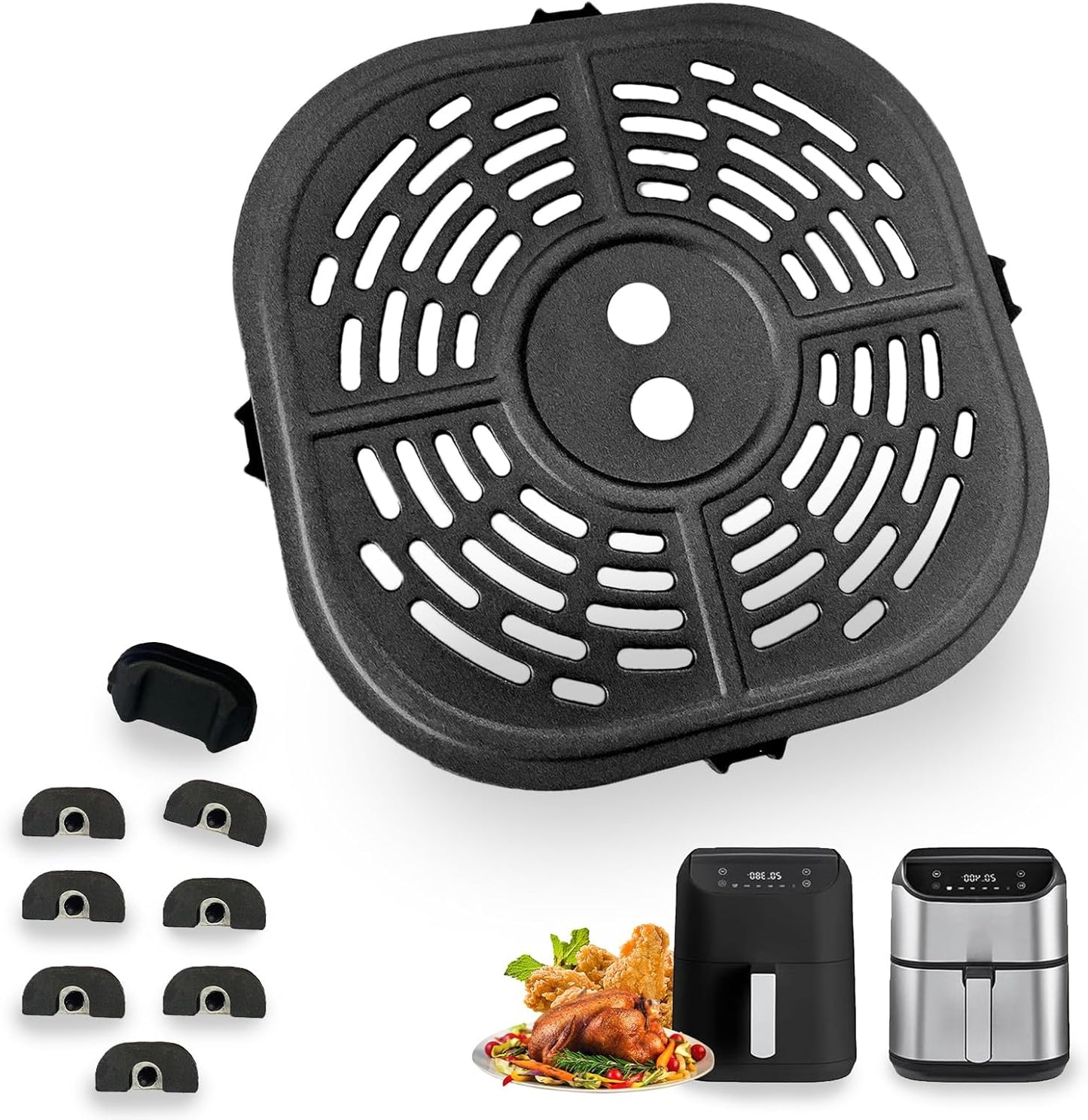 Nonstick Crisper Tray Upgrade for Bella Air Fryer
