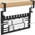 Under Desk Cable Management Rack with Clamp - No Drill Cable Organizer