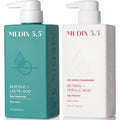 Exfoliating Glycolic Acid Body Wash & Fragrance Free Retinol Lotion