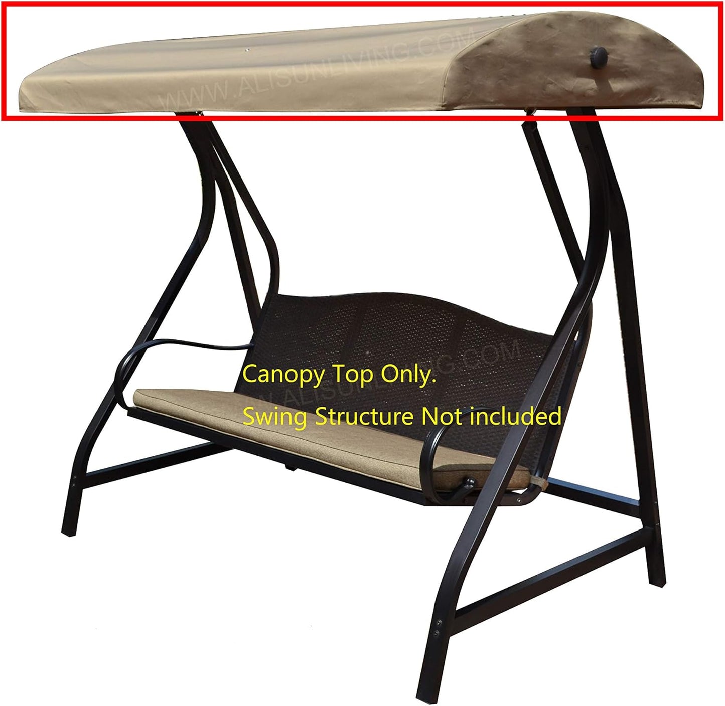 ALISUN Replacement Canopy Top for GT Porch Swing Model GCS00229C
