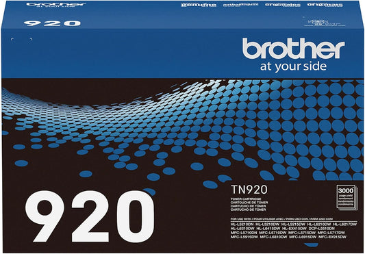 Brother Genuine TN920 Toner Cartridge for Reliable Printing