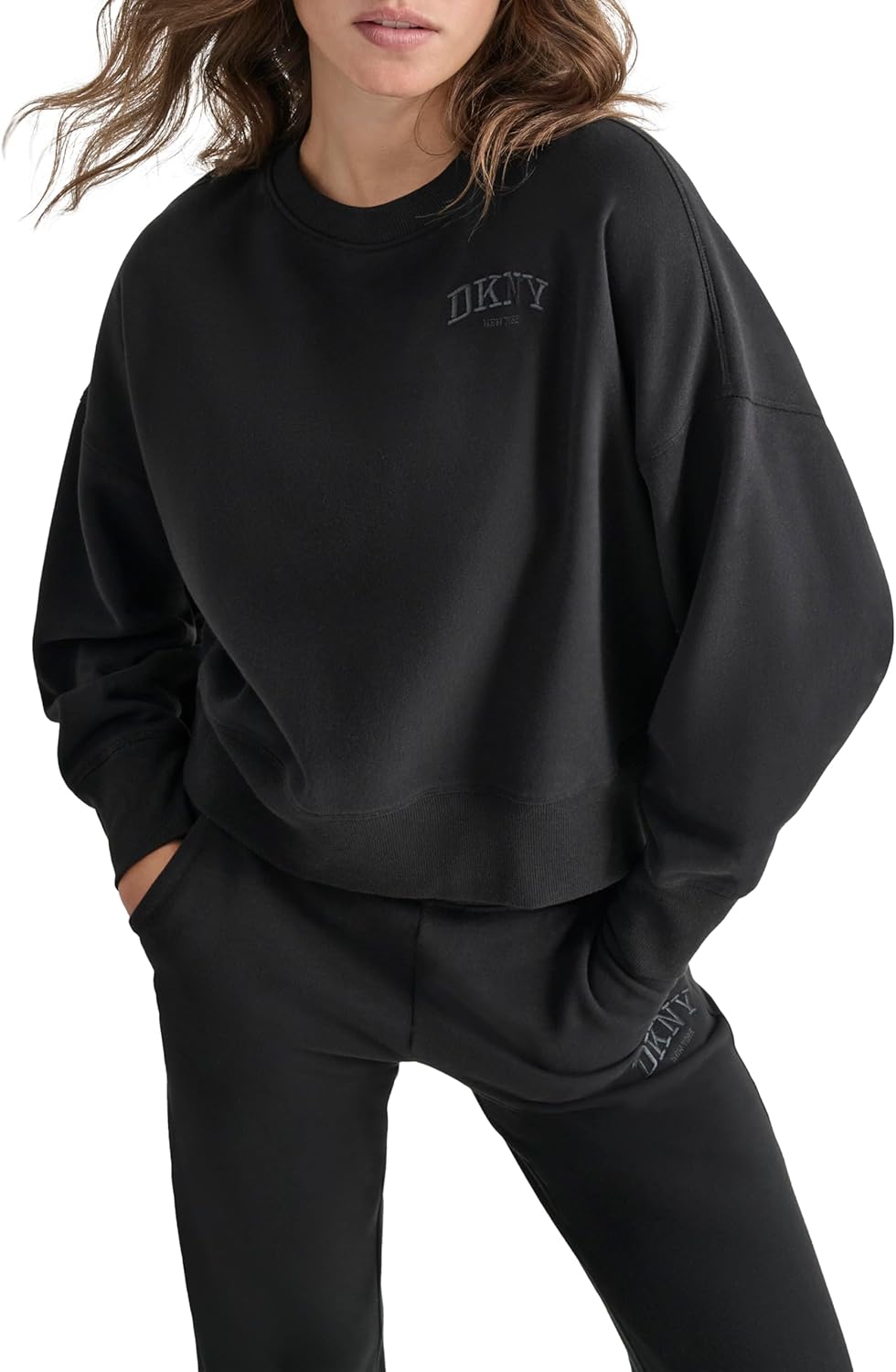 DKNY Varsity Logo Sweatshirt - Cozy Style
