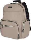 Kenneth Cole REACTION Sophie Backpack Taupe - Lightweight 15in Laptop