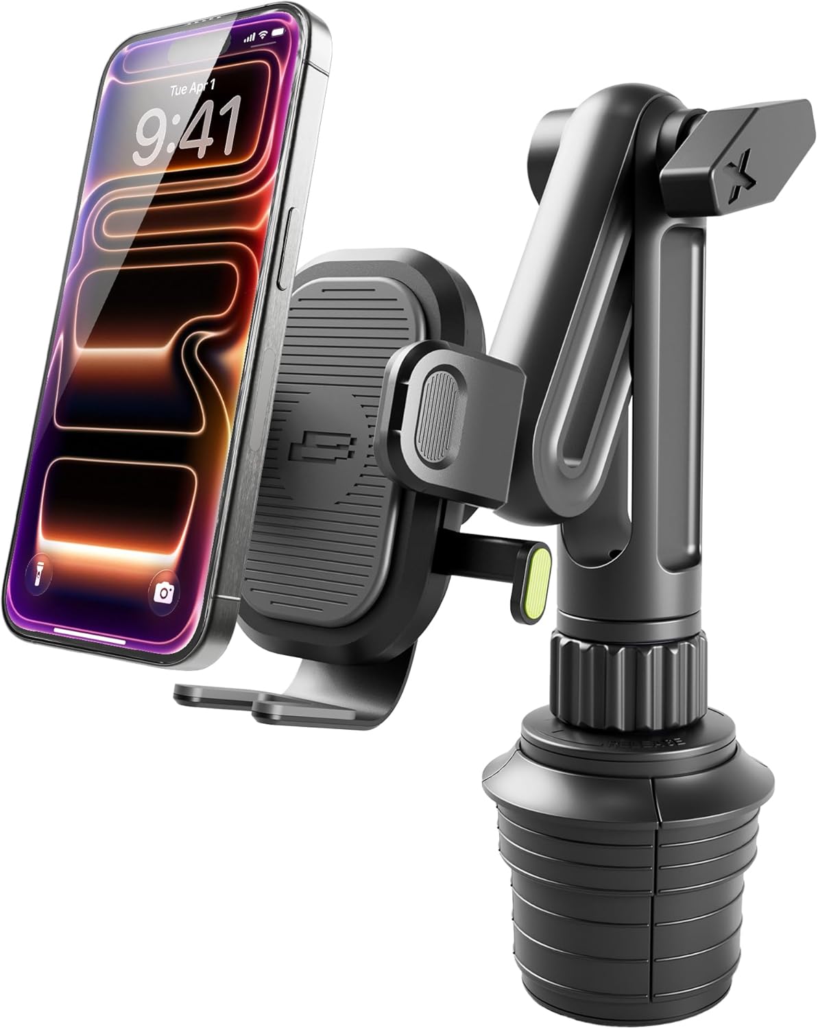 Universal Cup Phone Holder for Car - OneClick Technology Mount