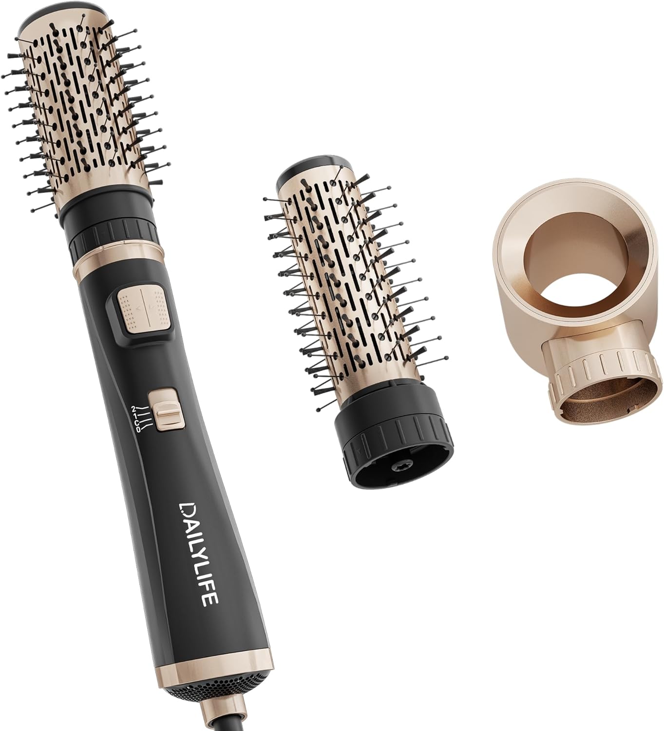 DAILYLIFE 3-in-1 Ionic Hot Air Brush - Smooth Styling