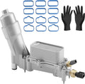 XINLIN Aluminum Engine Oil Filter Housing with Oil Cooler - Durable