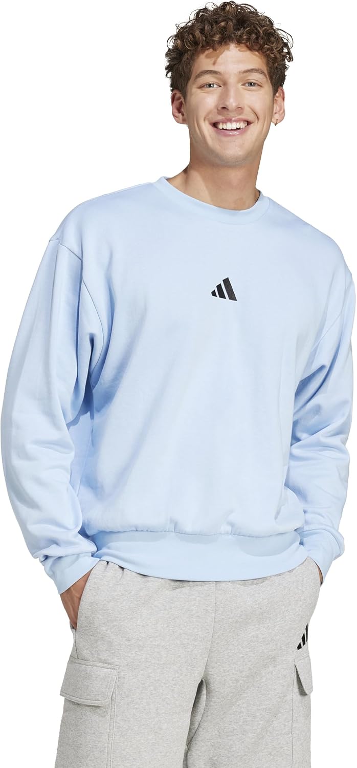 adidas Men's Cozy Fleece Sweatshirt - Warmth Essential
