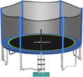 Zupapa Rectangle Trampoline 10x17ft 9x15ft 8x14ft - Heavy Duty Outdoor