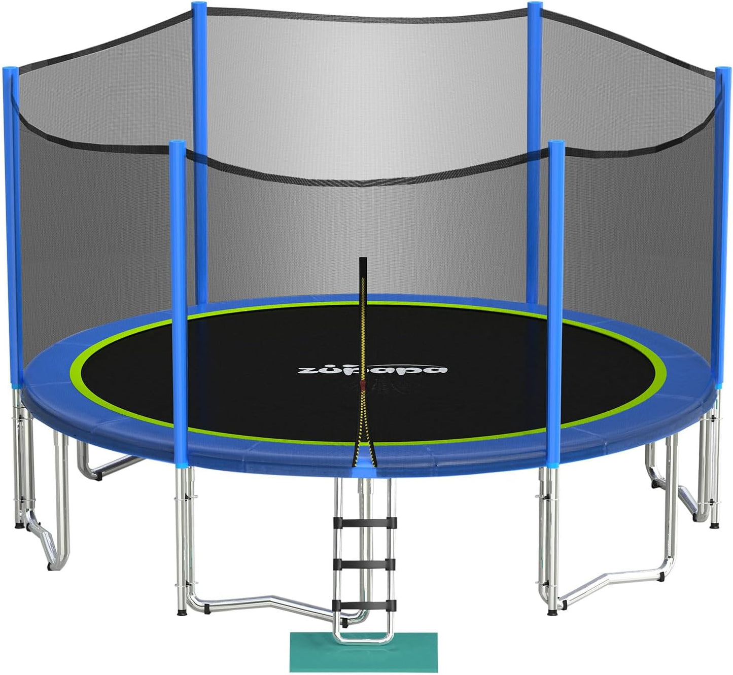Zupapa 1500LBS Weight Capacity Rectangle Trampoline for Fun
