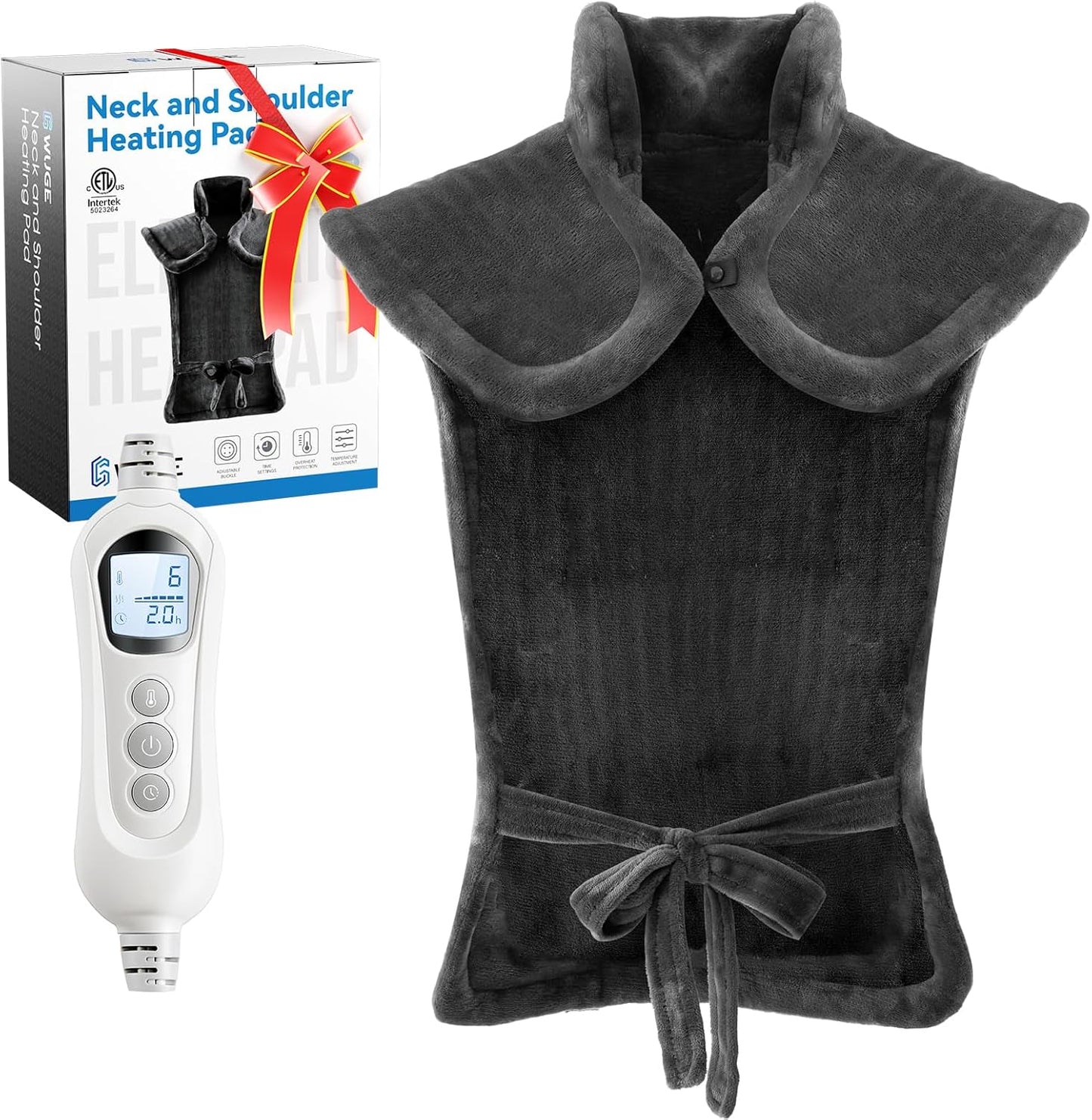 Heating Pad for Neck Shoulder and Back Relief, Perfect Gift