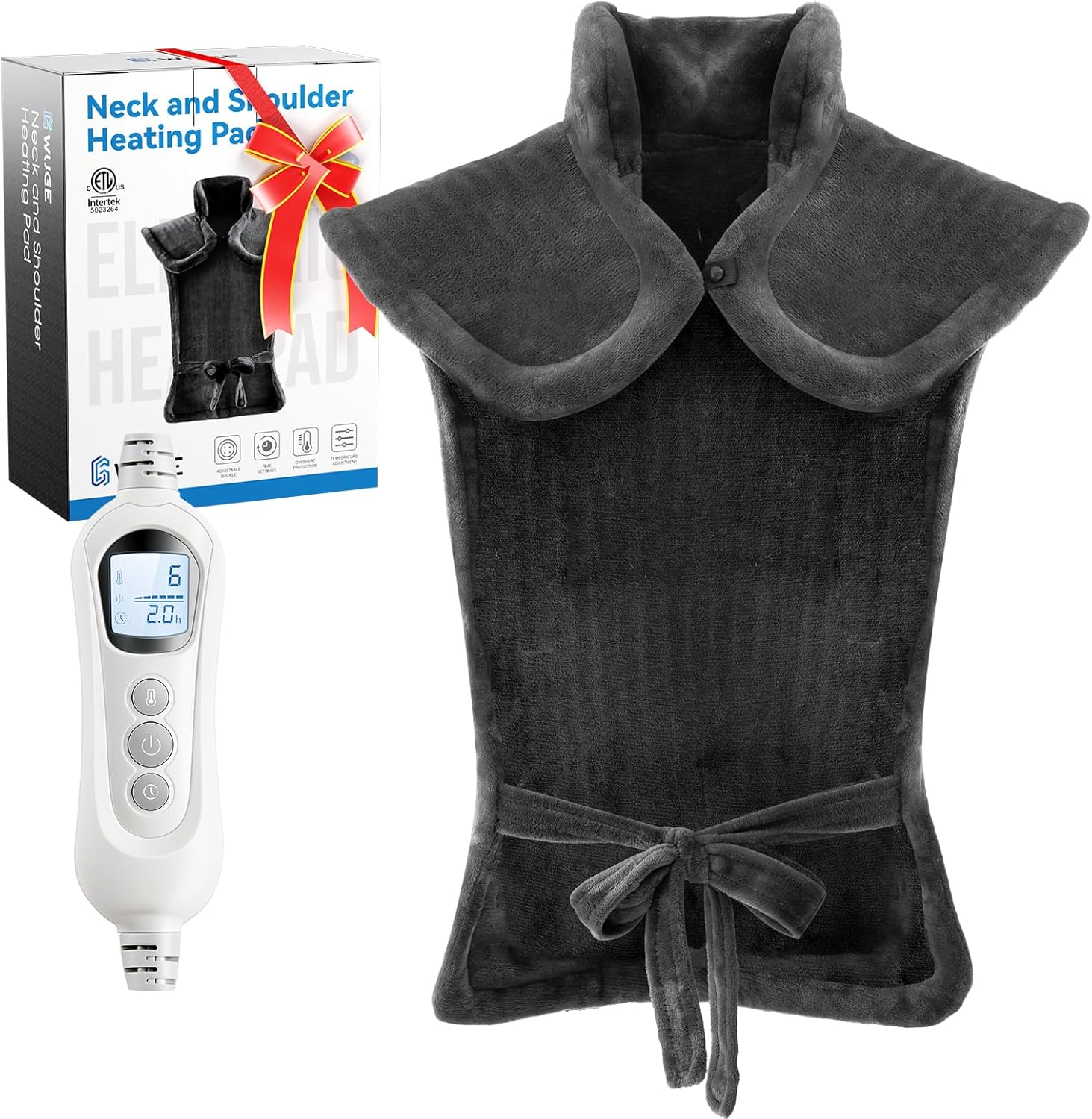 Heating Pad for Neck Shoulder and Back Relief, Perfect Gift