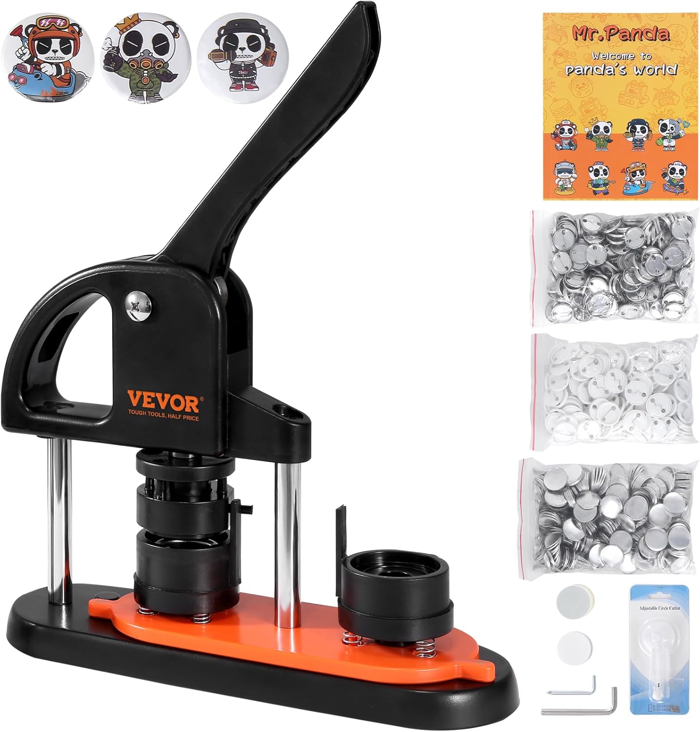 VEVOR Button Maker Machine for DIY Gifts and Fun Projects