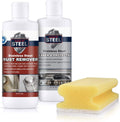 Stainless Steel Rust Stain Remover & Cleaner Kit - NSF Safe for Food