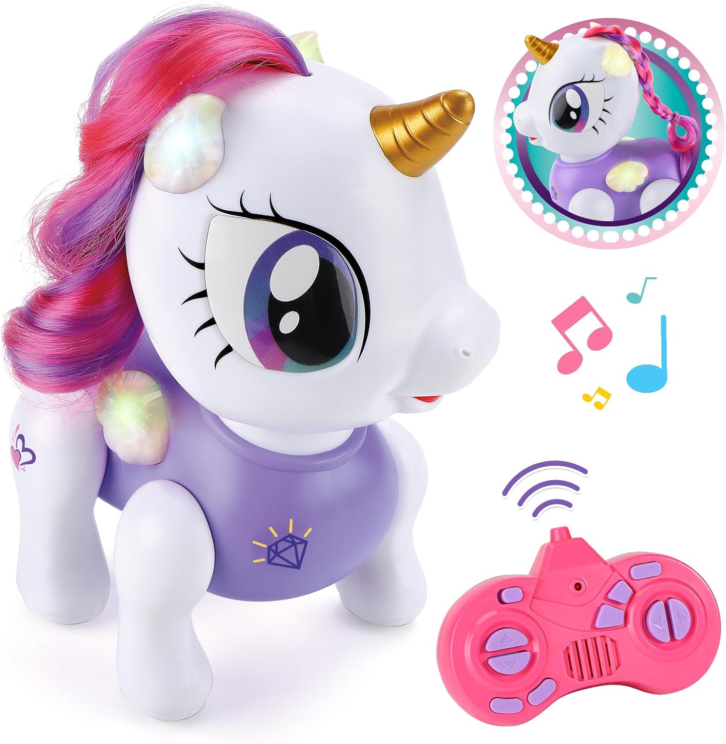 Interactive Remote Control Robot Pet - STEM Toy for Girls