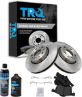 TRQ Front Brake Pad & Rotor Kit for Volvo S60, S80, V70, XC70