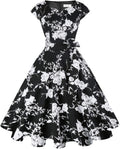 Vintage 1950s Swing Dress Retro Cocktail Party Dress - Audrey Hepburn