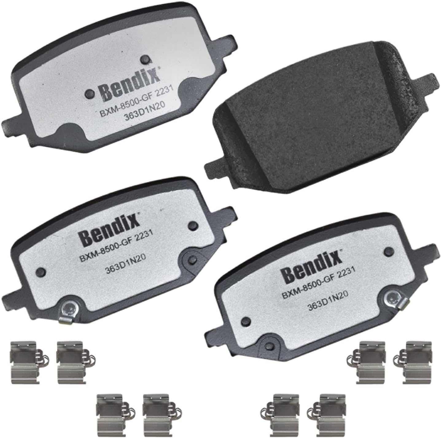 Bendix Fleet Metlok PBD2231 Semi-Metallic Brake Pads for Ford