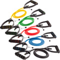DYNAPRO Exercise Resistance Bands with Handles - Adjustable Length