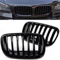 Front Grille For 2007-2014 BMW X5 E70 X6 E71 - Gloss Black Upgrade