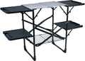 Slim-Fold Cook Station Portable Folding Kitchen Table - Heat Resistant