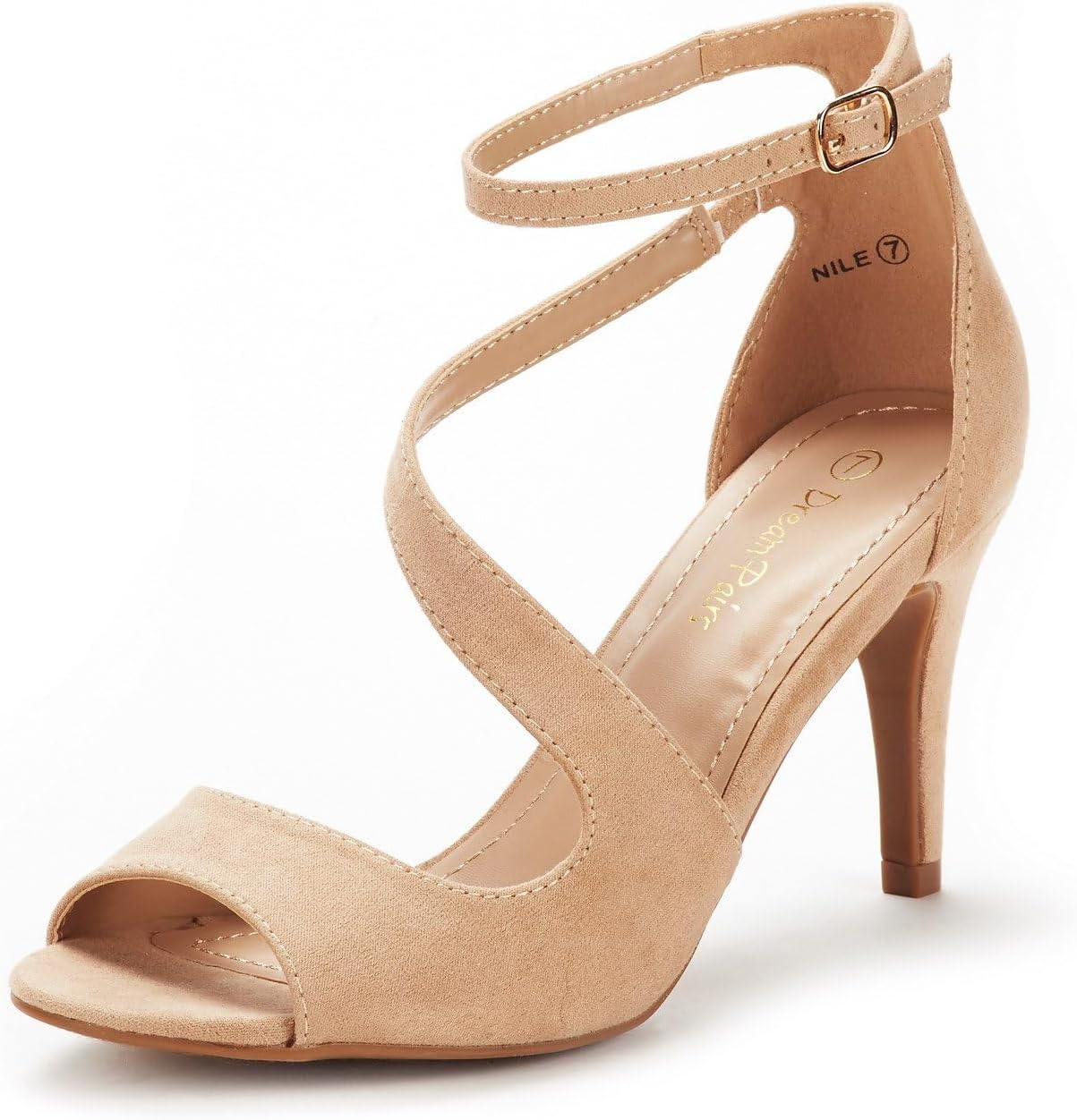 DREAM PAIRS Women's NILE Fashion Stilettos Open Toe Sandals