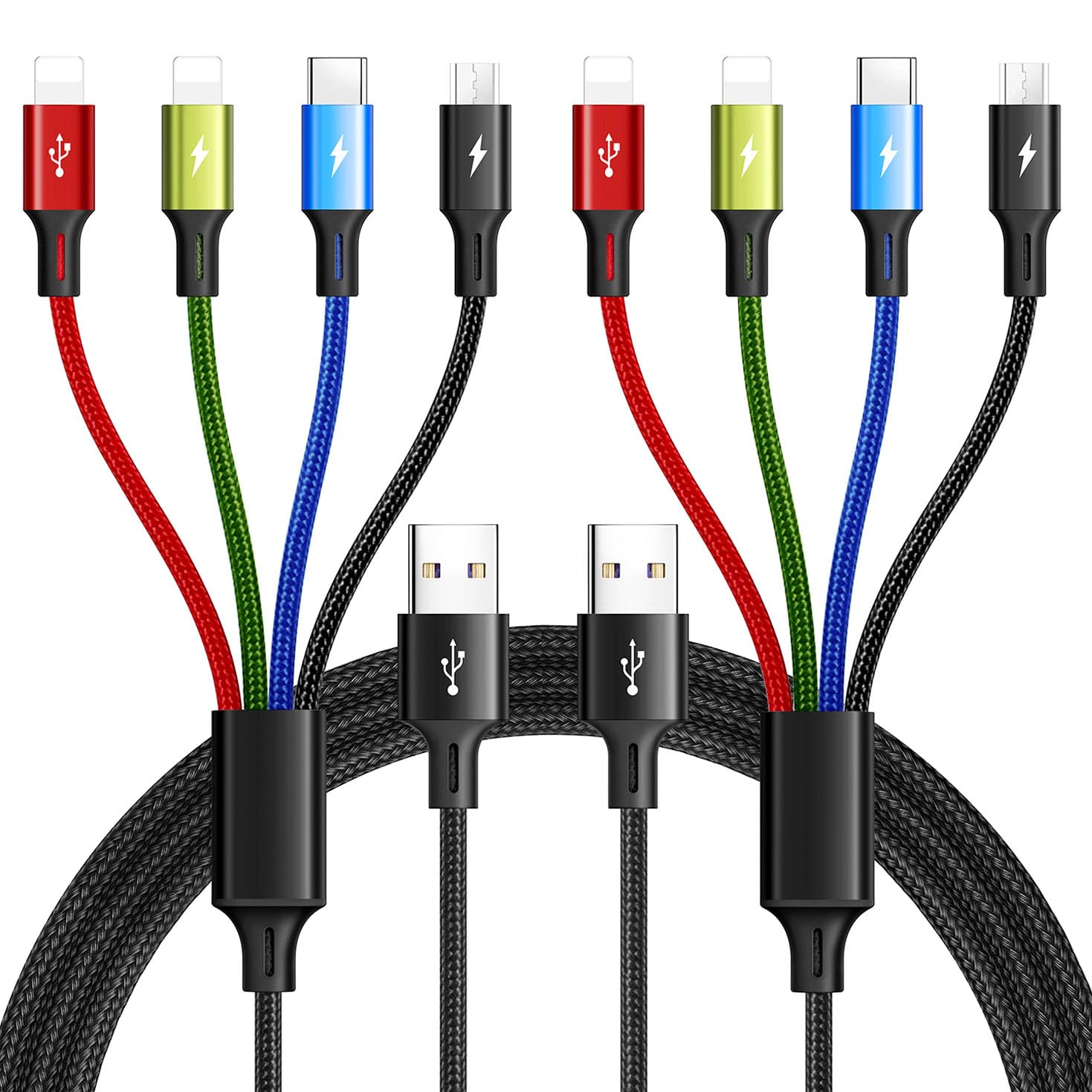 Fast Charging 4-in-1 Multi Cable Duo