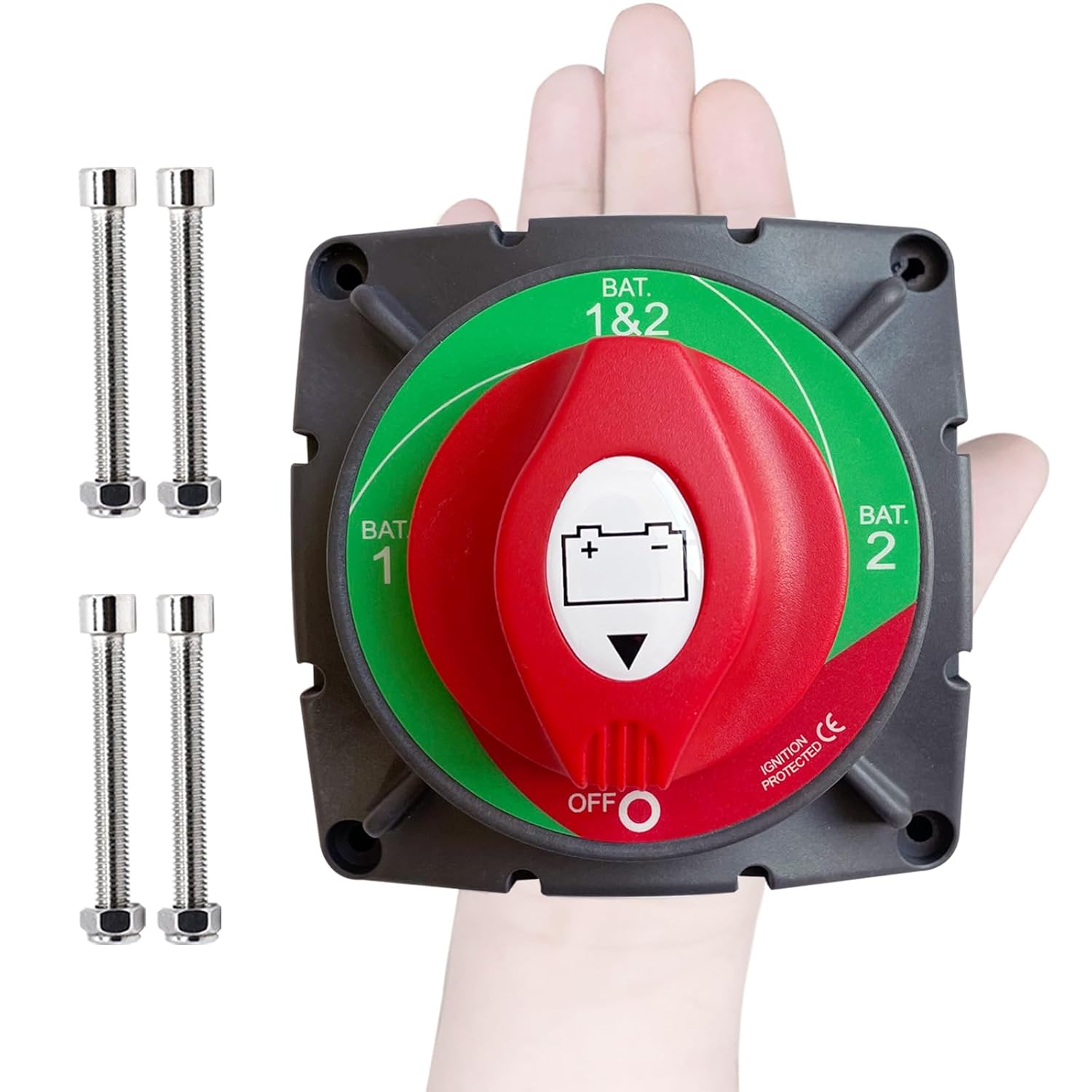 Ampper High Current Battery Switch for Marine and Vehicle Use