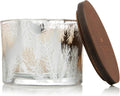 Thymes Frasier Fir Statement 3-Wick Candle - Silver Pine Design