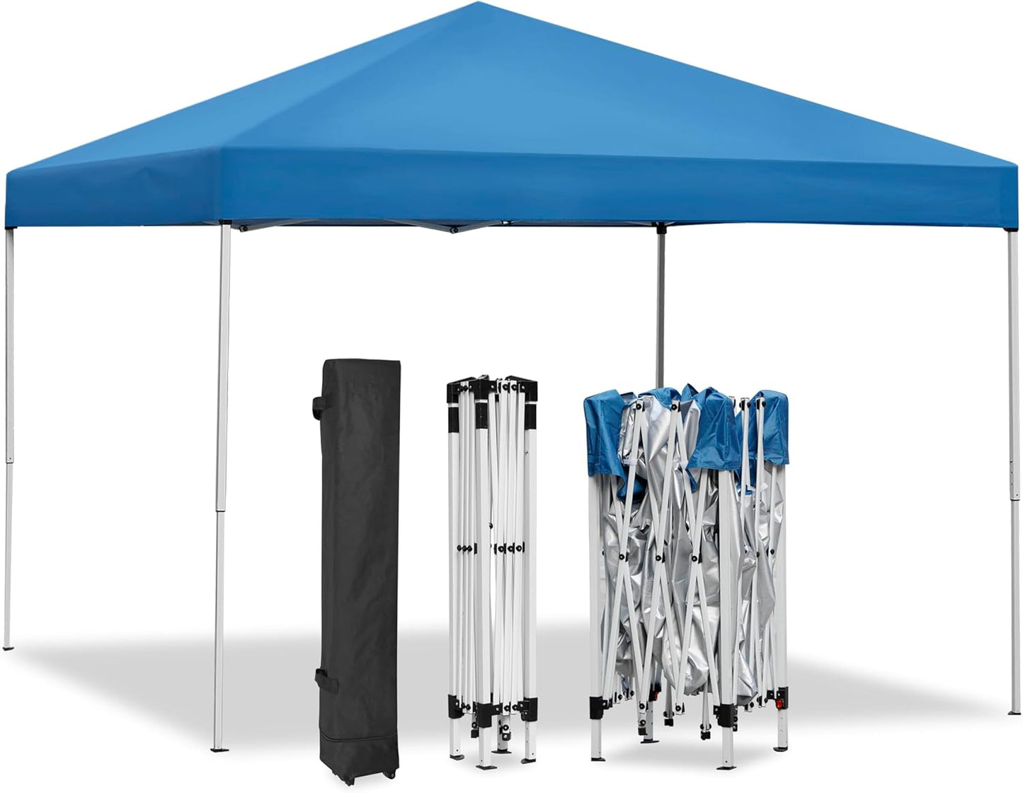 ZENY 10x10 Pop Up Canopy: Easy Set-up Instant Shelter