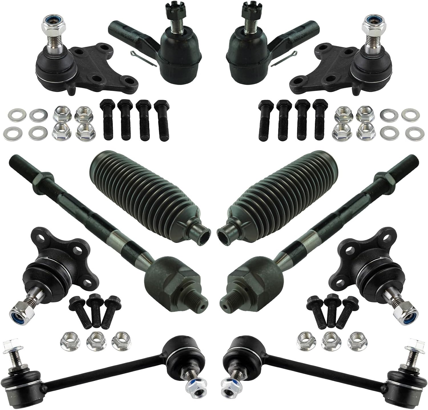 TRQ Front Steering & Suspension Kit for Chevrolet Colorado 2007-2012