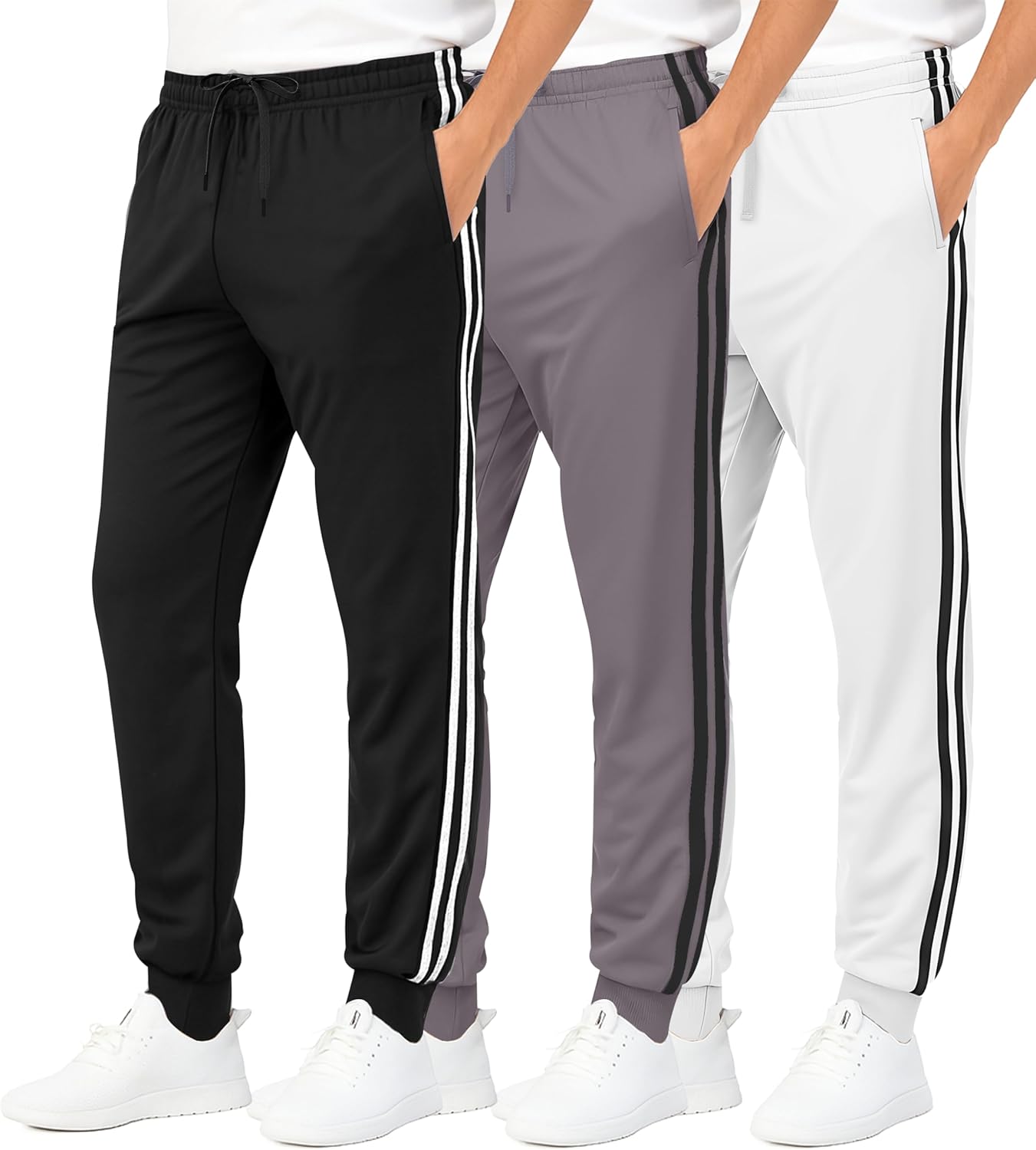 Real Essentials Boys Joggers with Pockets for All-Day Comfort
