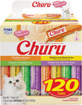 INABA Churu Lickable Cat Treats Chicken Variety - Hydrating Creamy