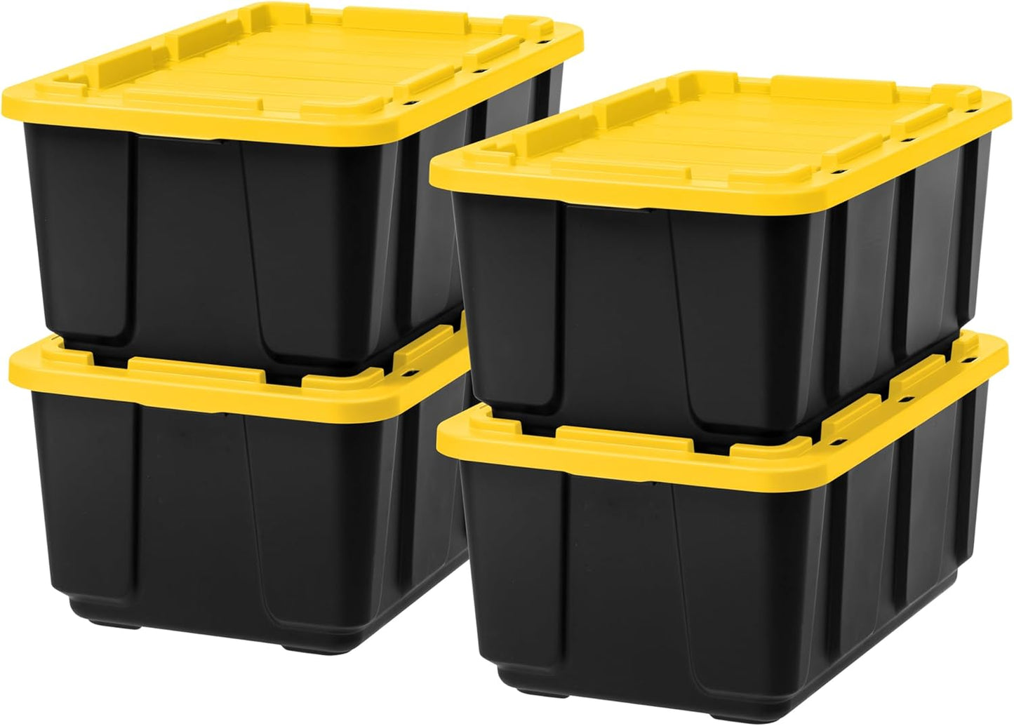 IRIS USA 27 Gallon Heavy Duty Toolbox Storage Tote Bins